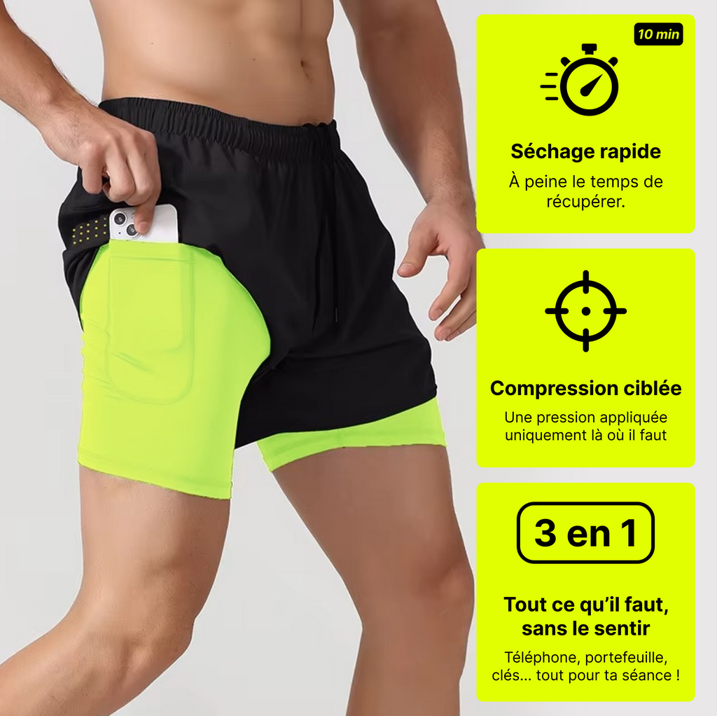 Short 3 en 1 - Kipgoing™ 900 ultra